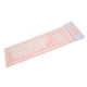 thumbnail image 5 of Teclado de silicona 107 teclas impermeable a prueba de polvo plegable dos colores 2,4G inalámbrico USB teclado silencioso de silicona suave, 5 of 8