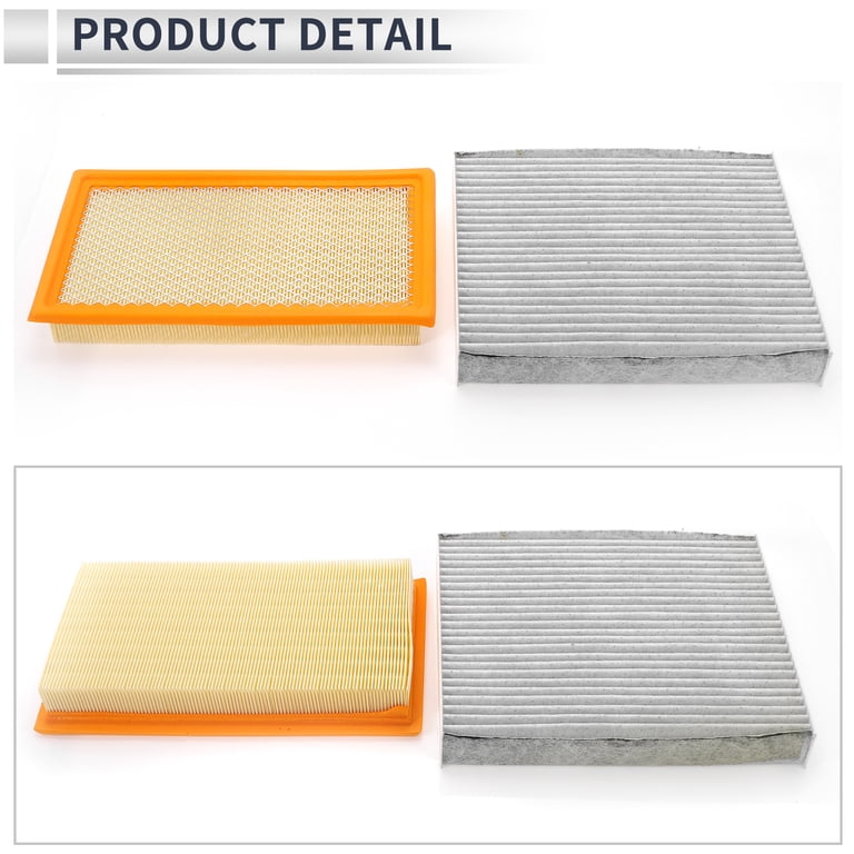 Unique Bargains Engine Cabin Air Filter Combo Set Filter Kit Air