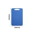 thumbnail image 4 of Kadlawus 2Pcs Plastic Cutting Board for Kitchen, Multifunctional Chopping Board with Hanging Handle, Non-Slip Base Board for Vegetables, Meat, 4 of 9