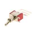 thumbnail image 3 of 5pcs On/On SPDT Pequeño Mini Interruptor de palanca 3 PIN Rojo Cola En / Sobre el interruptor de palanca, 3 of 8