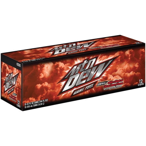 Mountain Dew Game Fuel Soda 12 Fl Oz 12 Count - 