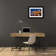 thumbnail image 3 of Bibikow, Walter 32x23 Black Ornate Wood Framed with Double Matting Museum Art Print Titled - Sweden-Lake Vattern Area-Jonkoping-renovated harbor area along Munksjon Bay-dusk, 3 of 4