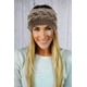 thumbnail image 2 of RV Diadema de punto para mujer, 4 piezas, cálida en invierno, diadema trenzada con botones para cubrir la máscara, diadema envuelta en clima frío para un regalo cálido para las orejas, 2 of 5