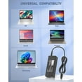 thumbnail image 6 of 90W Universal Laptop Charger for HP Lenovo ASUS Toshiba Acer Dell Samsung Fujitsu Gateway MSI IBM Chromebook Notebook Ultrabook Adapters Power Supply Cord with 15 Connectors, 6 of 8
