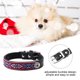thumbnail image 2 of Collar de perro de cuero PU con patrón de estilo nacional para productos para pasear perros grandes (2*40 cm), 2 of 8