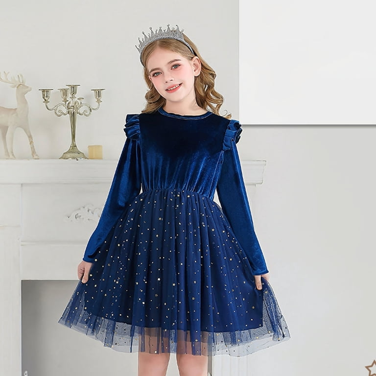 knee length dresses for ladies Ball-Gown Tulle Scoop Long Sleeves Floor-Length Flower Girl Dresses Wi main image 1