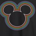 thumbnail image 3 of Mickey & Friends - Mickey Mouse Rainbow Logo - Men's Long Sleeve T-Shirt, 3 of 5