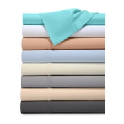Kathy Ireland 1200 Thread Count 6 Piece Cotton Rich Sheet Set - 6 Colors - White - Queen