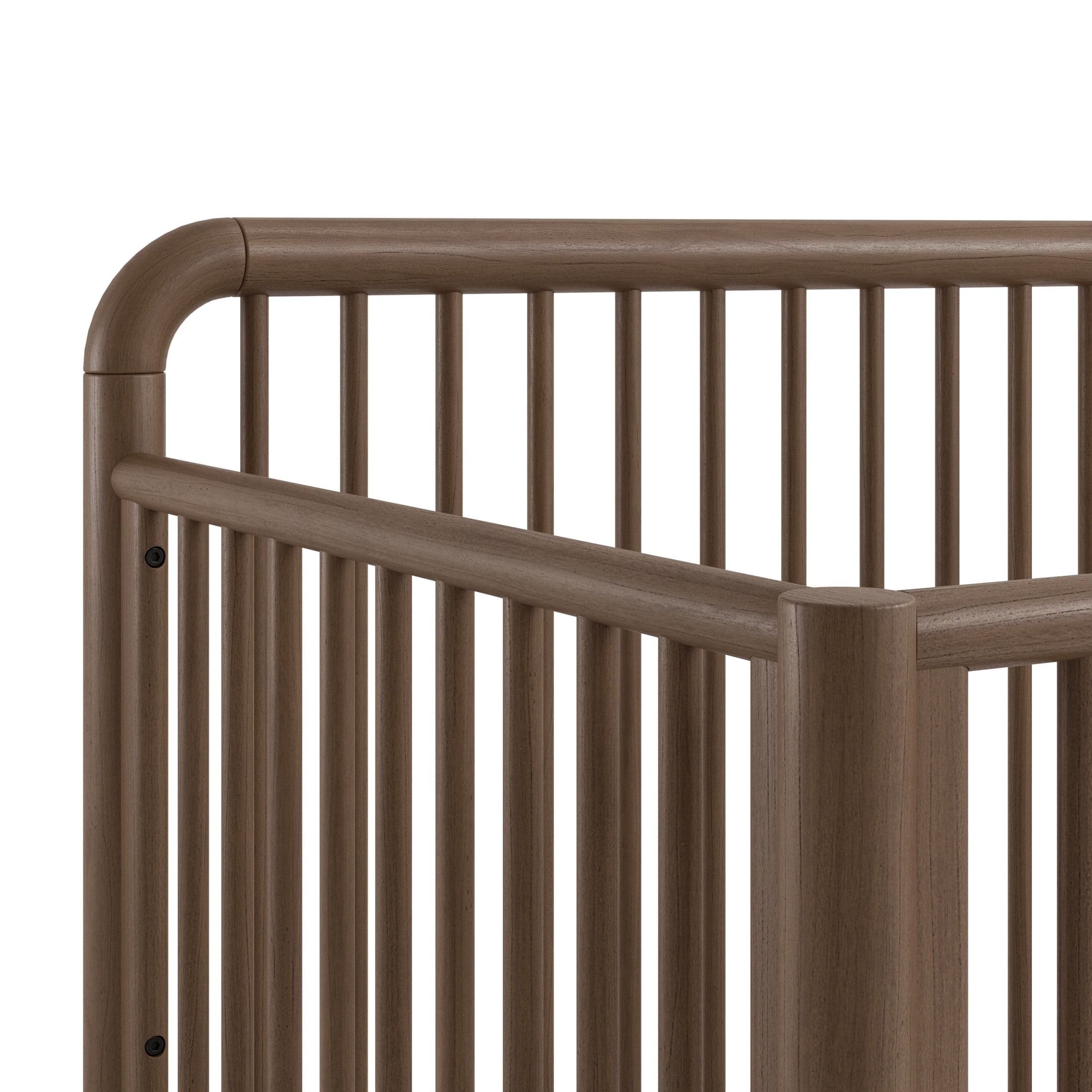 Storkcraft Porto 5-in-1 Convertible Crib with Bonus Toddler Guardrail - Hazelnut