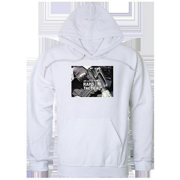 Rapid Dominance  Rapdom 2 Graphic Pullover Sweatshirt, White - Large