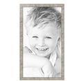thumbnail image 2 of ArtToFrames 20" x 36" Vintage Code White Crackle Picture Frame, 20x36 inch Silver Wood Poster Frame (WOM-5250),  Pack, 2 of 7