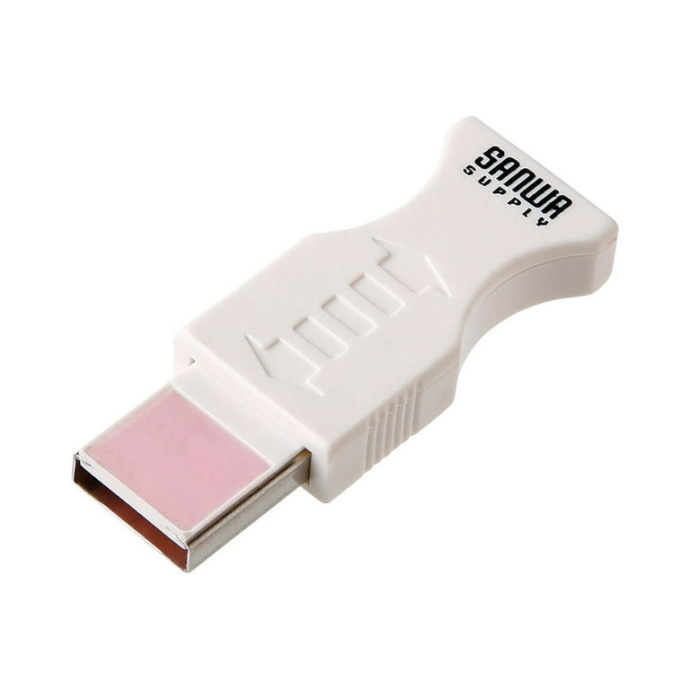 Sanwa Supply USB Port Cleaner (2 pieces) Easy cleaning just by inserting  and removing CD-USB1N W15 × D7 × H45mm
