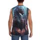 thumbnail image 4 of Fotbe Urban Mechanical Dragon Men's Camiseta sin Mangas Estampada para Hombres, Playera Casual para Gimnasio, Entrenamiento, Playa-3X-Large, 4 of 7