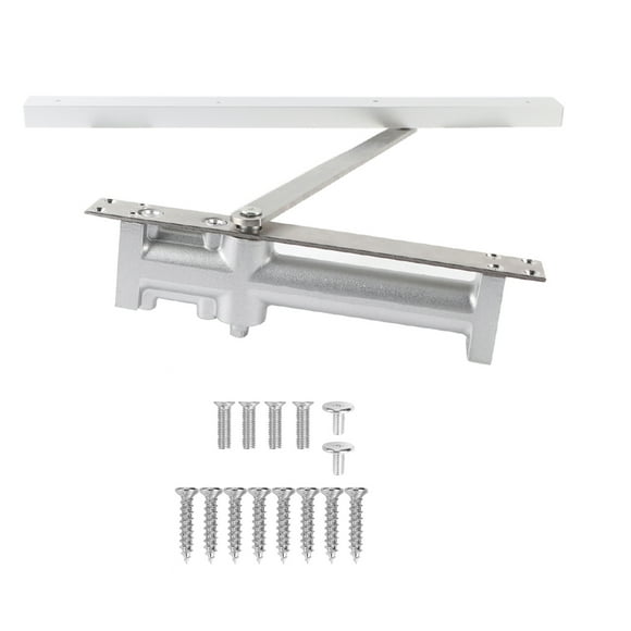 Door Closer,Aluminum Automatic Positioning Concealed Automatic Door Closer Hydraulic Door Closer Modern Innovation