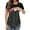 Pink, variant on Women's Maternity Shirts Short Sleeves Nursing Tops Double Layer Breastfeeding Tees Pregnancy Clothes Green, Size L