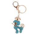 thumbnail image 2 of Lvero de Rhinestone Colgante para de Bolsa - Forma Perro Caniche / Sapo para Selección Hugo Caniche perro llaveros colgantes, 2 of 8