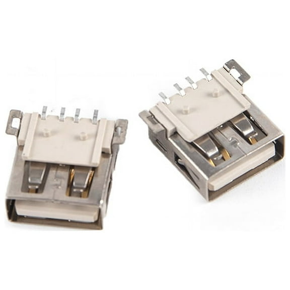 Racing Butterfly 10Pcs USB2.0 Type A Standard Port Female Solder Jack Connector PCB Socket SMT 4P