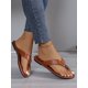 thumbnail image 4 of New Arrival Women's Flat Slippers Flip Flops, Fashionable Comfortable Open Toes Large Size Sandals For Cross-Border Shopping, 4 of 4