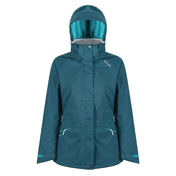 Regatta - Chaqueta con capucha modelo Highside III para mujer (Azul verdoso lago) Regatta UTRG3732_P