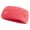 Red, variant on Hand Drawn Water Shell Embroidered Stretch Marled Thick Headband - Blue OSFM