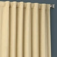 thumbnail image 6 of HPD Half Price Drapes Millet Faux Linen Room Darkening Curtains for Bedroom & Living Room Curtains (1 Panel), Door & Window Curtains 108 inches long, Rod Pocket Curtains & drapes, 50W X 108L, 6 of 7