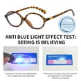 thumbnail image 2 of Men Women Office Eye Protection Y2K Optical Spectacle Eyeglass PC Round Eyeglasses Frame Eyewear Computer Goggles Anti-Blue Light Glasses BLACK, 2 of 8