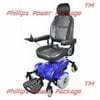 Zip'r Mobility - Zip'r Mantis - Full Size Power Wheelchair - 18"W x 18"D Seat - Blue