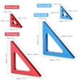 thumbnail image 3 of Yeacher Règle de Triangle pour Menuiserie en Alliage d'Aluminium, Règle de Hauteur Métrique, Kit d'Outils de Mesure Carrés pour Menuiserie, 3 of 7