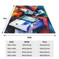 thumbnail image 3 of Vsdgher Abstract Cubist Printer Ultra-Soft Micro flannel Blanket Throw Blankets for Couch Sofa, Bed (4 sizes)-80"x60", 3 of 7