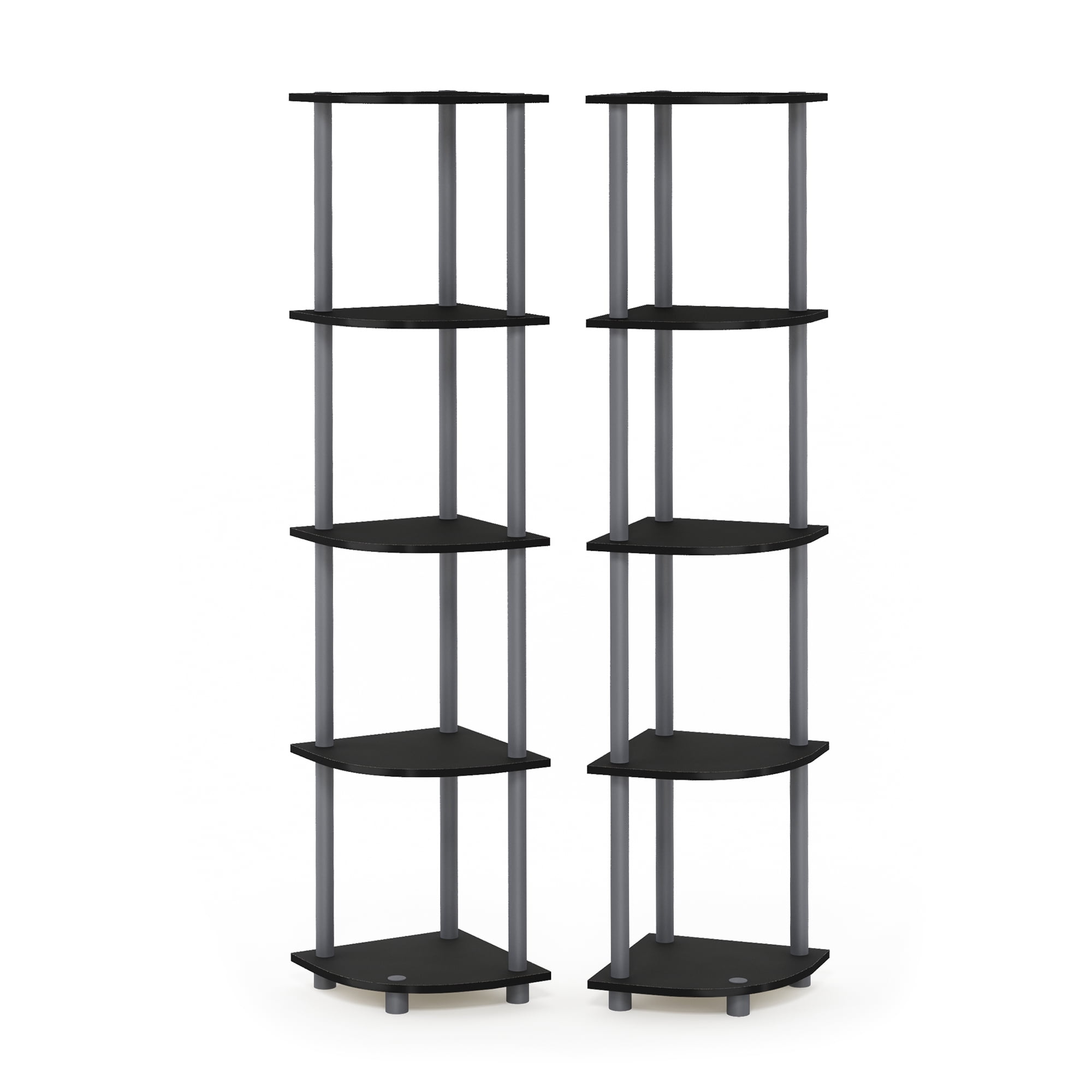 Furinno TurnNTube 5 Tier Corner Display Rack Multipurpose Shelving