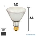 thumbnail image 2 of Satco S4132 - 39 watt; Halogen; PAR30; Frosted; 1500 Average rated Hours; 500 Lumens; Medium base; 120 volts, 2 of 2