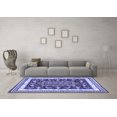 thumbnail image 3 of Ahgly Company Machine Washable Indoor Rectangle Animal Blue Traditional Area Rugs, 8' x 10', 3 of 4