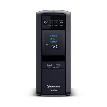 UPC: 0649532609628 | CyberPower Smart App Sinewave CP1000PFCLCD UPS – 600 Watt – 1000 VA