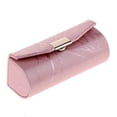 thumbnail image 4 of HILABEE Jewelry Storage Box Holder With Mirror Lipstick Case Soft Solid PU Leather Pink, 4 of 9