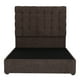 thumbnail image 1 of Box Base Cama Matrimonial + Cabecera Slip Trinity Chocolate, 1 of 8