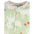 thumbnail image 6 of Gerber Baby & Toddler Girls Microfleece Blanket Sleeper Pajamas, 2-Pack, Sizes 0/3M-5T, 6 of 9