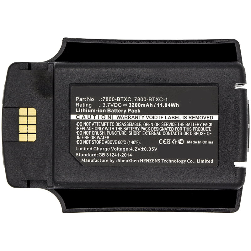 Replacement for Opticon 019WS000861 H-16 11812 Li-ion, 3.7V, 900mAh H-19 Battery Compatible with Opticon 019WS000861 Barcode Scanner, Synergy Digital Barcode Scanner Battery 02BATLION-09 