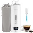 thumbnail image 1 of Travel Kettle Portable Electric Kettle,400ml Personal Hot Water Boiler With 4 Smart Tempe Preset,304 Stainless Steel Electric Travel Kettle with Auto, 1 of 6