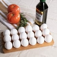 thumbnail image 6 of Gui's Chicken Coop 18 Egg Tray Rustic Wooden Egg Holder for Eggs Usable in Kitchen Refrigerator or Countertop Display or Storage, 6 of 8