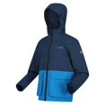 thumbnail image 3 of Regatta - Chaqueta Impermeable Hywell para Niños/Niñas (Ola Azul, Índigo), 3 of 4