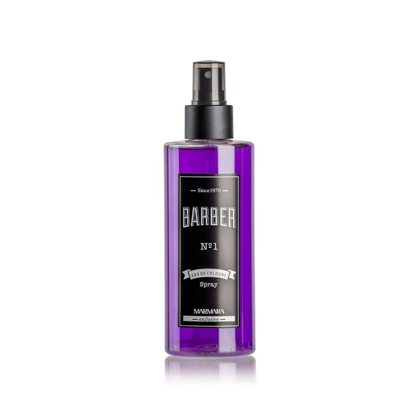 Cologne Barber Marmara No. 1, color morado, 250 ml, para fanáticos del afeitado