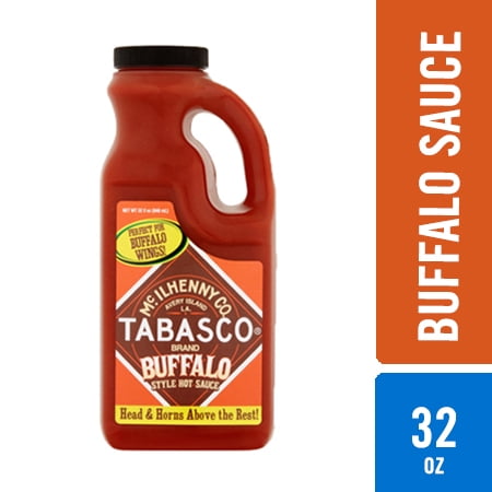 Tilpasning pause nødsituation TABASCO Buffalo Style Hot Sauce 32oz - Walmart.com