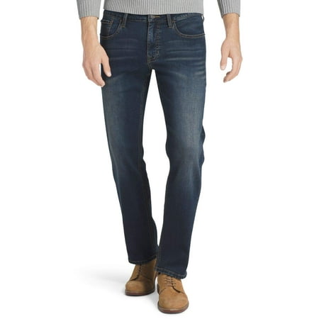 IZOD Men's Comfort Stretch Denim Jeans (Regular,Straight, and Relaxed ...