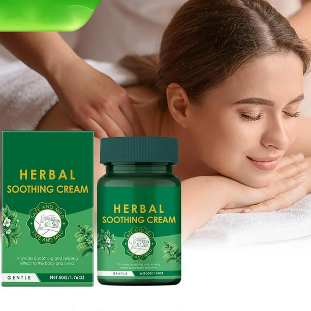 Crema de Masaje Herbal 50 G | Calmante y Relajante | Hidratante y No Grasa