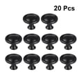 thumbnail image 2 of Miangastore 20 Pcs Poignées Rondes de Porte Boutons d'Armoire de Cuisine Boutons de Tirage pour Armoire Garde-Robe (Noir), 2 of 8