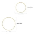 thumbnail image 2 of CIMAXIC 12pcs Floral Hoop for Wreath Crafting, Wedding Garland, Dream Catcher, Macrame Wall Hanging, 15 cm & 19 cm, 2 of 8