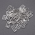thumbnail image 5 of 50pcs Zinc Alloy Bra Buckle Adjustment Strap Buckle Clasp Clips for Underwear Bra (Silver) (19mm Diameter 25.5mm Diameter for Each 25pcs), 5 of 5