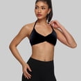 thumbnail image 5 of Endives Sports Bras for Women Strappy Sports Bras Open Back Deep V Bras Casual Bralette Yoga Crop Top With Removable Cups Bras for Women No Underwire, 5 of 6