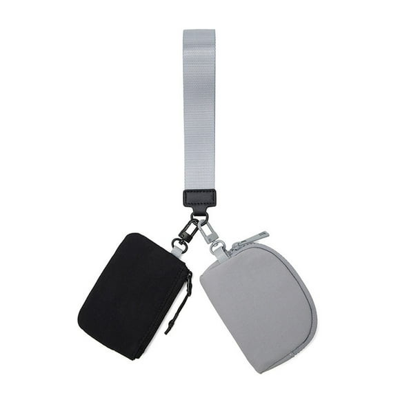 Dvkptbk Wristlet Portable Nylon Wrist Bag Portable Storage Bag Key Bag Small Bag Mini Zip Around Wristlet Wallet Wristlet