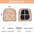 thumbnail image 3 of Pioneer Flower Seat Covers for Dining Room Chairs Set Of 4,Stretch Printed Washable Chair Seat Cover with Elastic Ties and Button,Removable Waterproof Couch Cushion Covers, 3 of 6